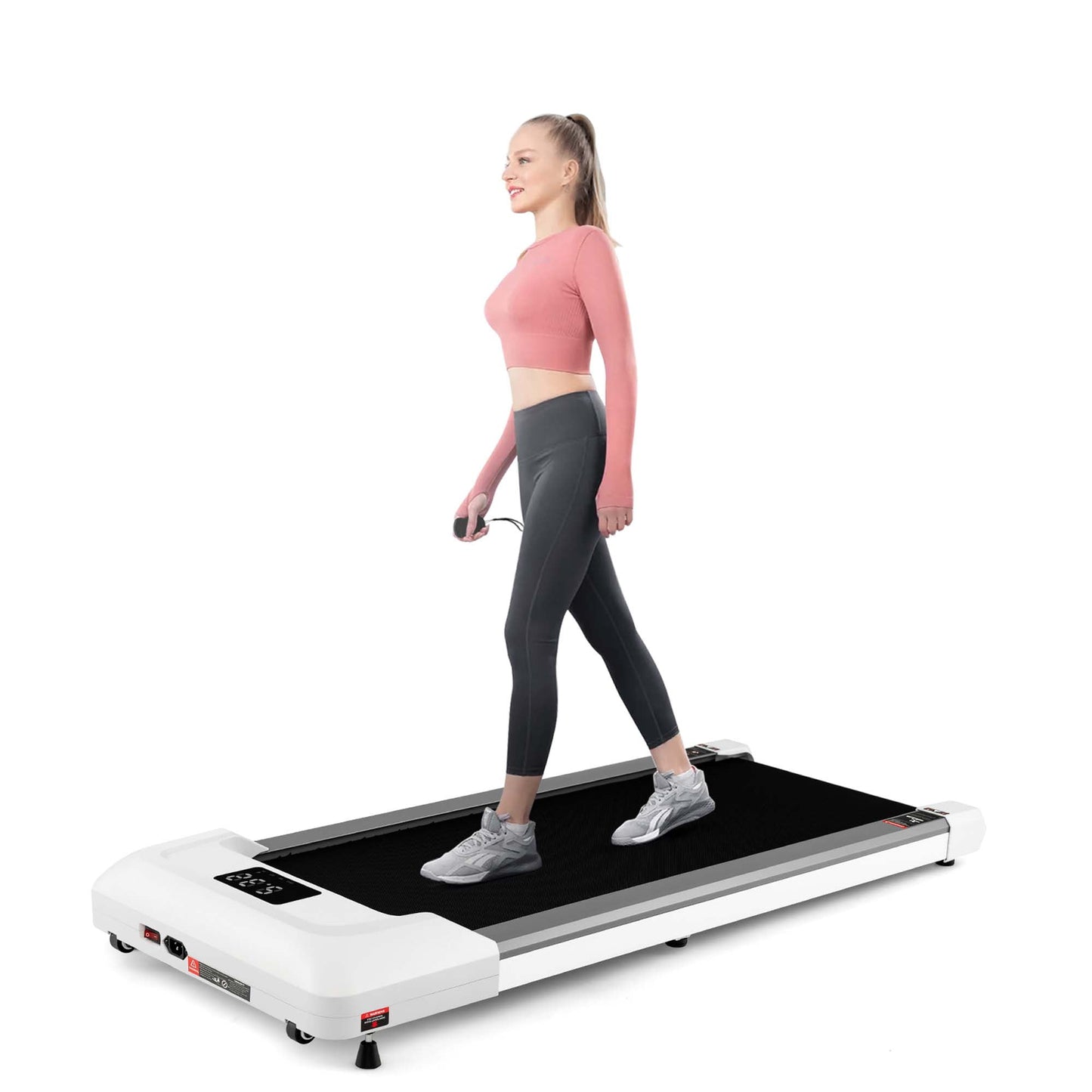 Compact walking pad for small apartments and work-from-home routines