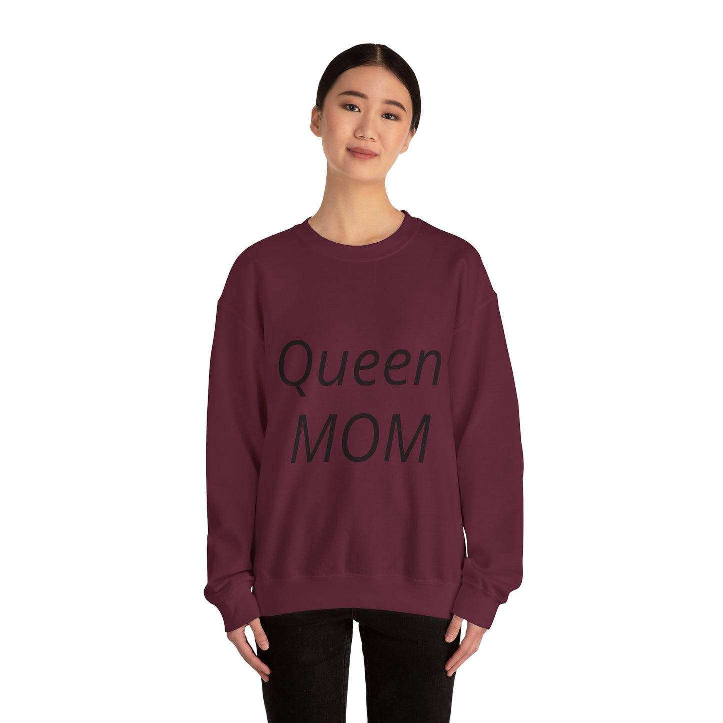 Queen MOM Sweatshirt - Mother's Day Cozy Crewneck